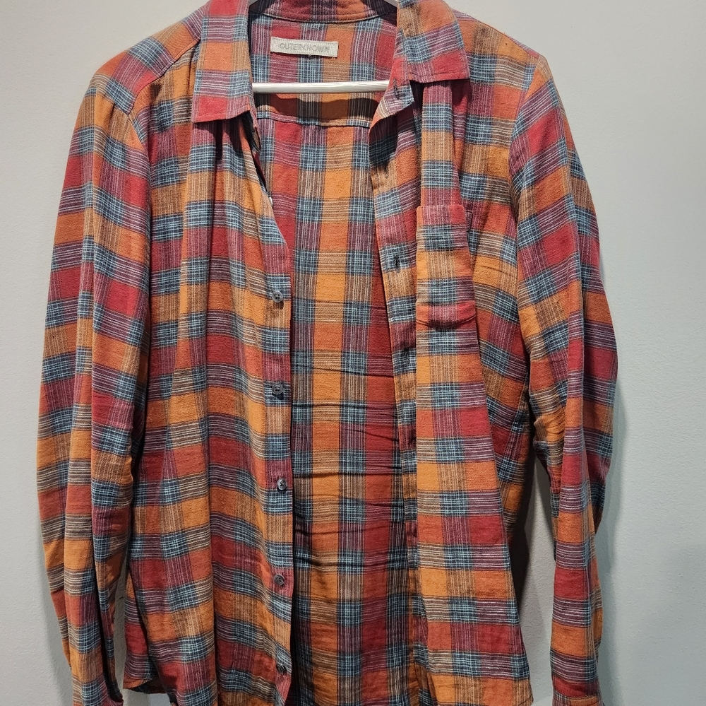 Outerknown Highline Shirt - Grenadine Encinitas Plaid